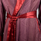 1940s Mens Rayon Robe with Art Deco Pattern