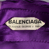 1960s Balenciaga Purple Gown