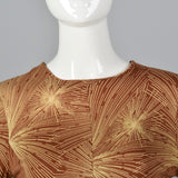 1970s Diane Von Furstenberg Brown Knit Dress