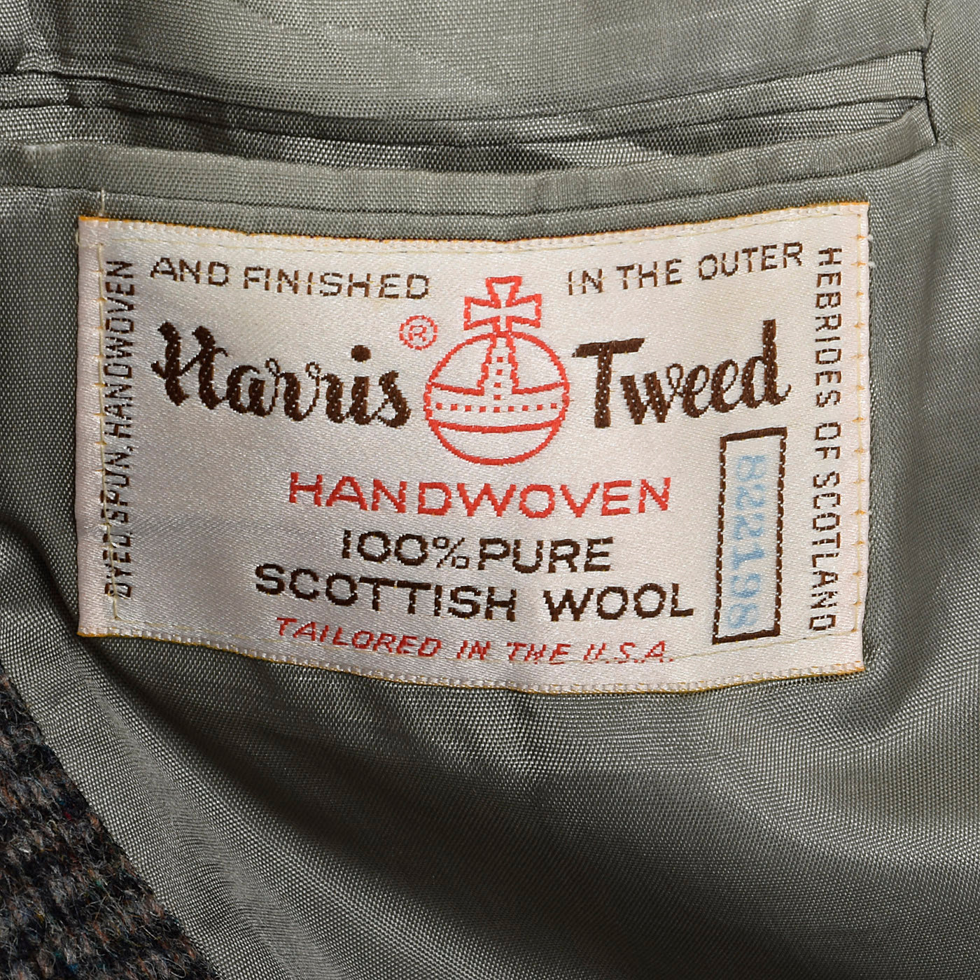 1970s Harris Tweed Gray Jacket