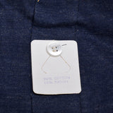 1950s Mens Deadstock Blue Knit Shirt