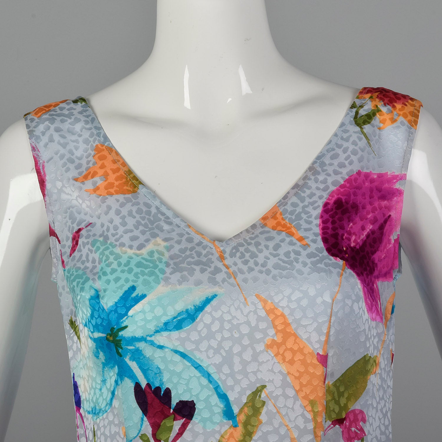 Small Escada 1990s Sleeveless Silk Top