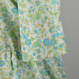 3XL 1960s Day Dress Short Sleeve Volup Casual Cotton Floral Summer