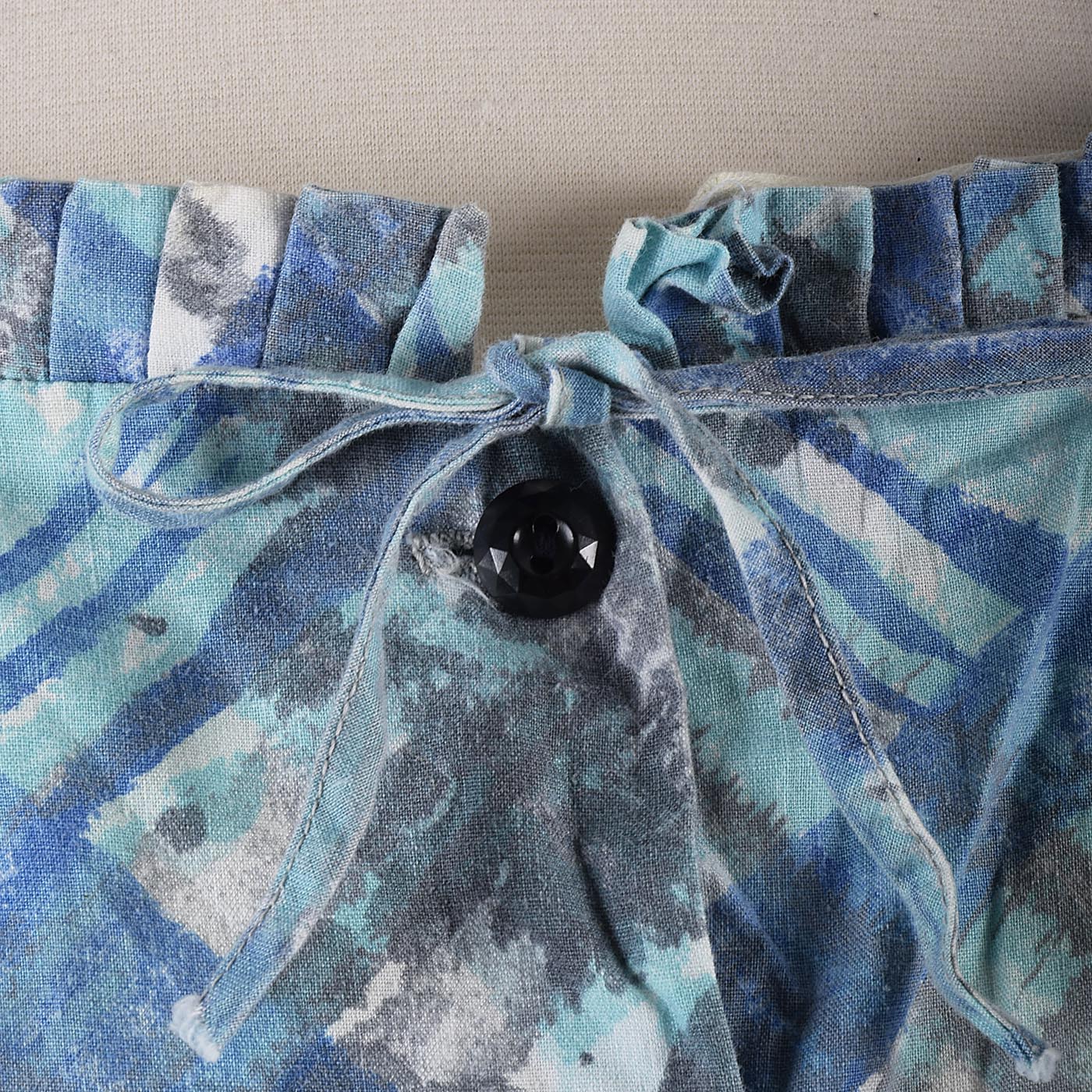 1950s Cotton Day Dress with Plaid Print