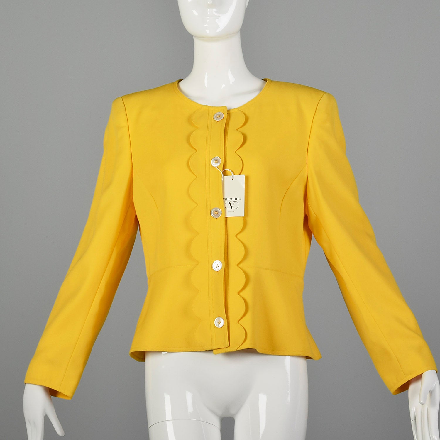 Vintage VALENTINO Miss V WOOL Women's Elegant Jacket Blazer