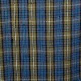 1950s Blue Plaid Cigarette Pants