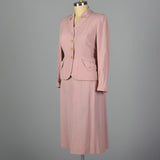 1950s Pink Skirt Suit