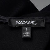 1990s Emanuel Ungaro Black Dress