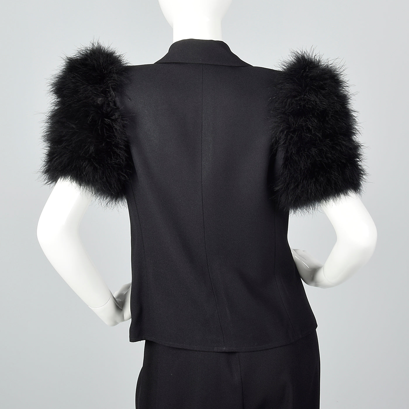 Spring/Summer 1995 Sonia Rykiel Marabou Feather Suit