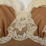1950s Deadstock Full Slip with Lace Details