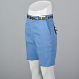 1950s Deadstock Blue Bermuda Shorts