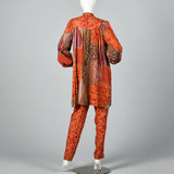 1970s Christian Dior Bohemian Loungewear Set