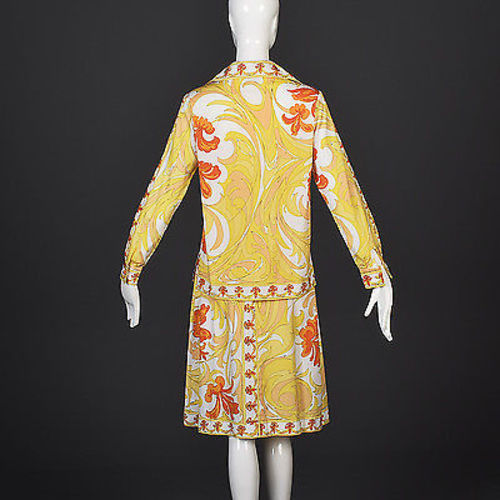 1960s Emilio Pucci Cotton Skirt and Tunic Set