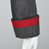 1980s Yves Saint Laurent Rive Gauche  Rive Gauche Gray Wool Jacket