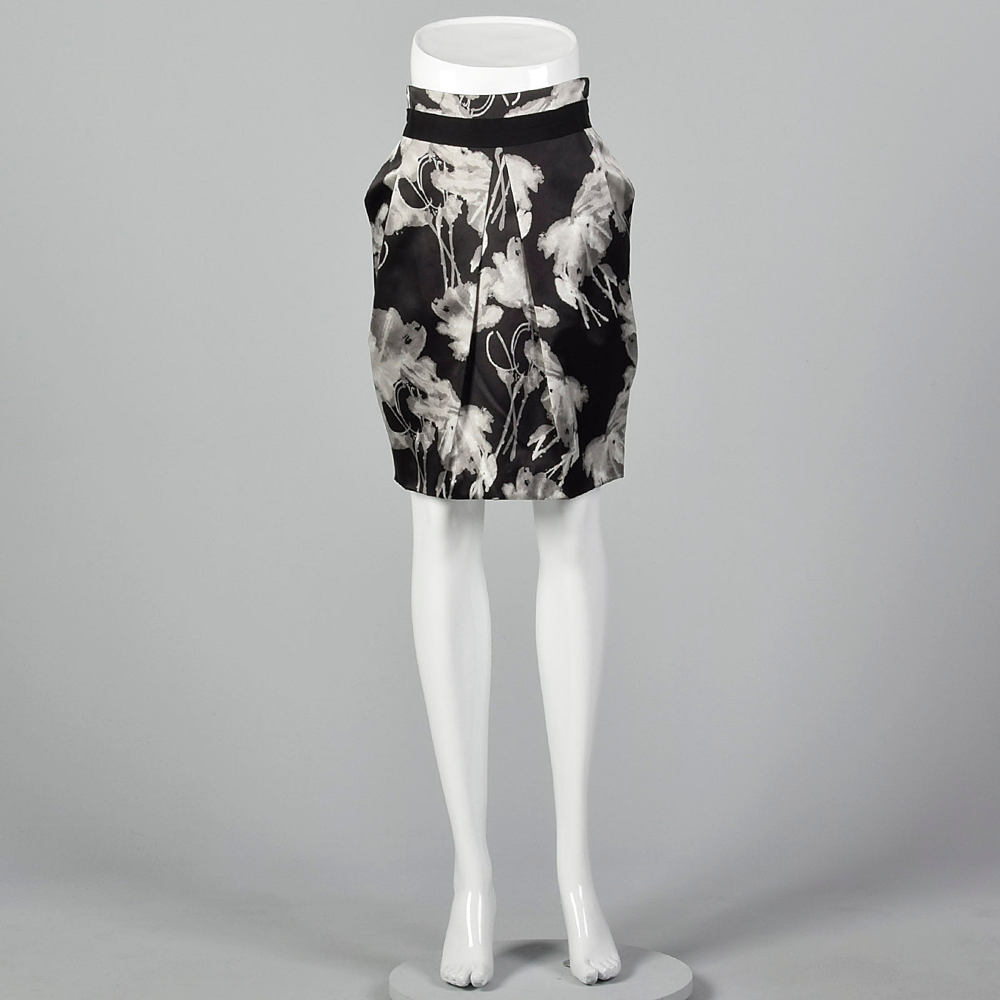 2010s Vivienne Tam Silk Hobble Skirt