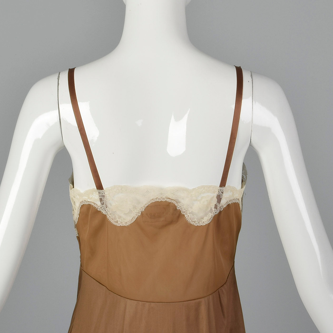 1950s Deadstock Full Slip with Lace Details