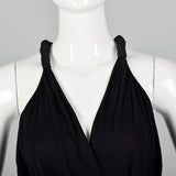 1970s Holly's Harp Silk Jersey Disco Dress