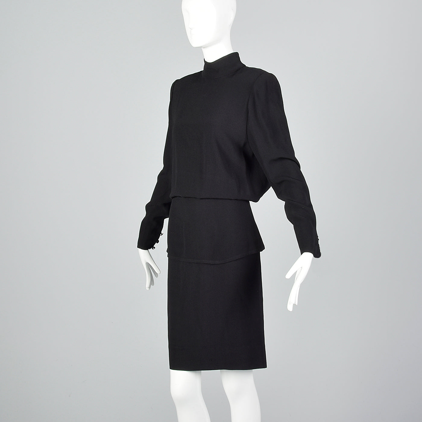 1980s Sonia Rykiel Black Dress