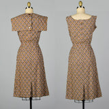 1960s Cotton Dress with Matching Collar
