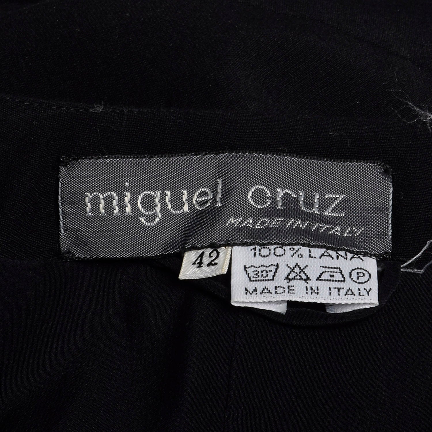 Small Miguel Cruz 1980s Two Piece Skirt Suit