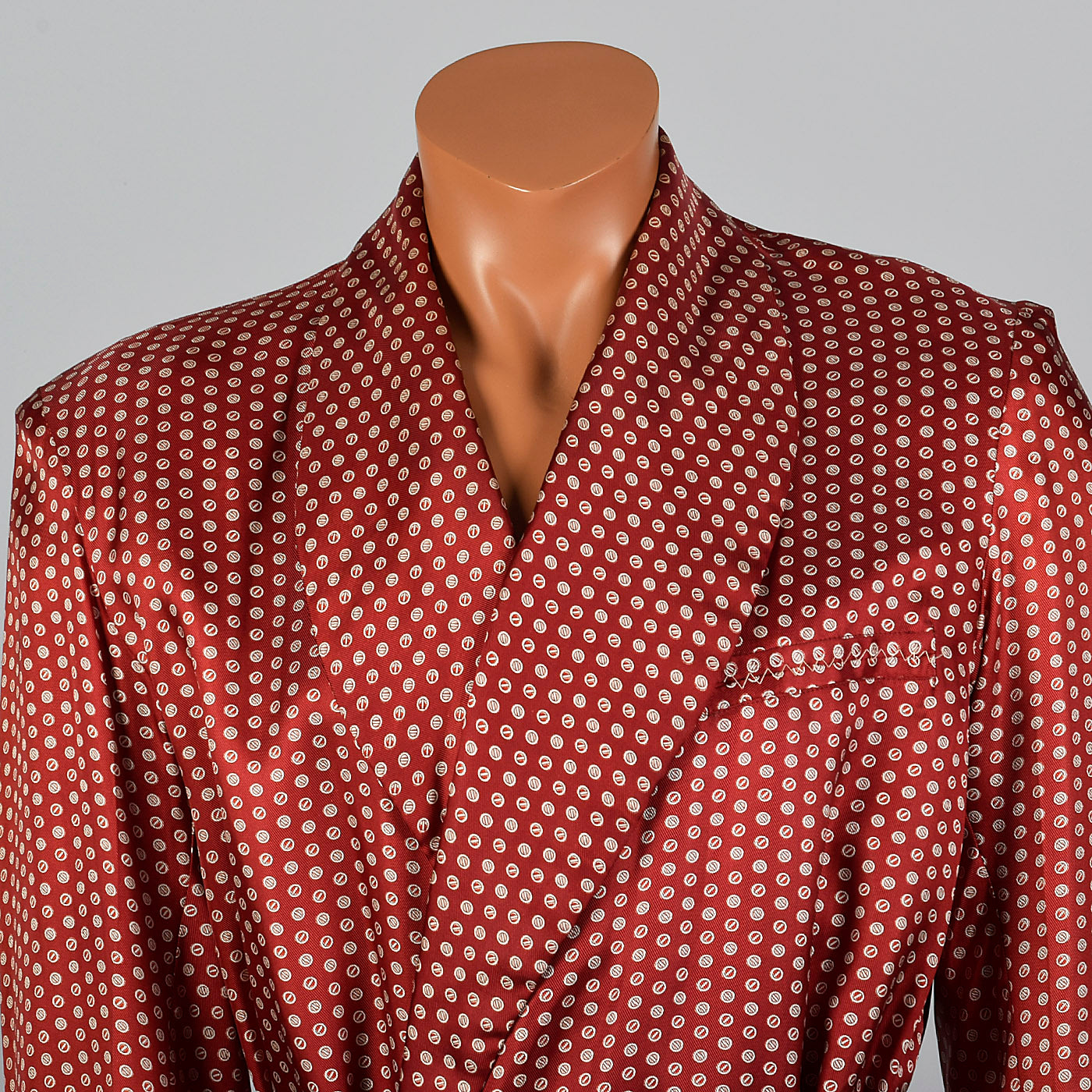 1950s Mens Deadstock Rayon Robe