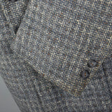 1950s Gray Tweed Jacket with Patch Pockets