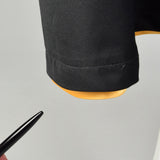1980s Lightweight Black Cape Gold Lining