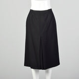 Small J. Tiktiner 1960s Black A Line Skirt