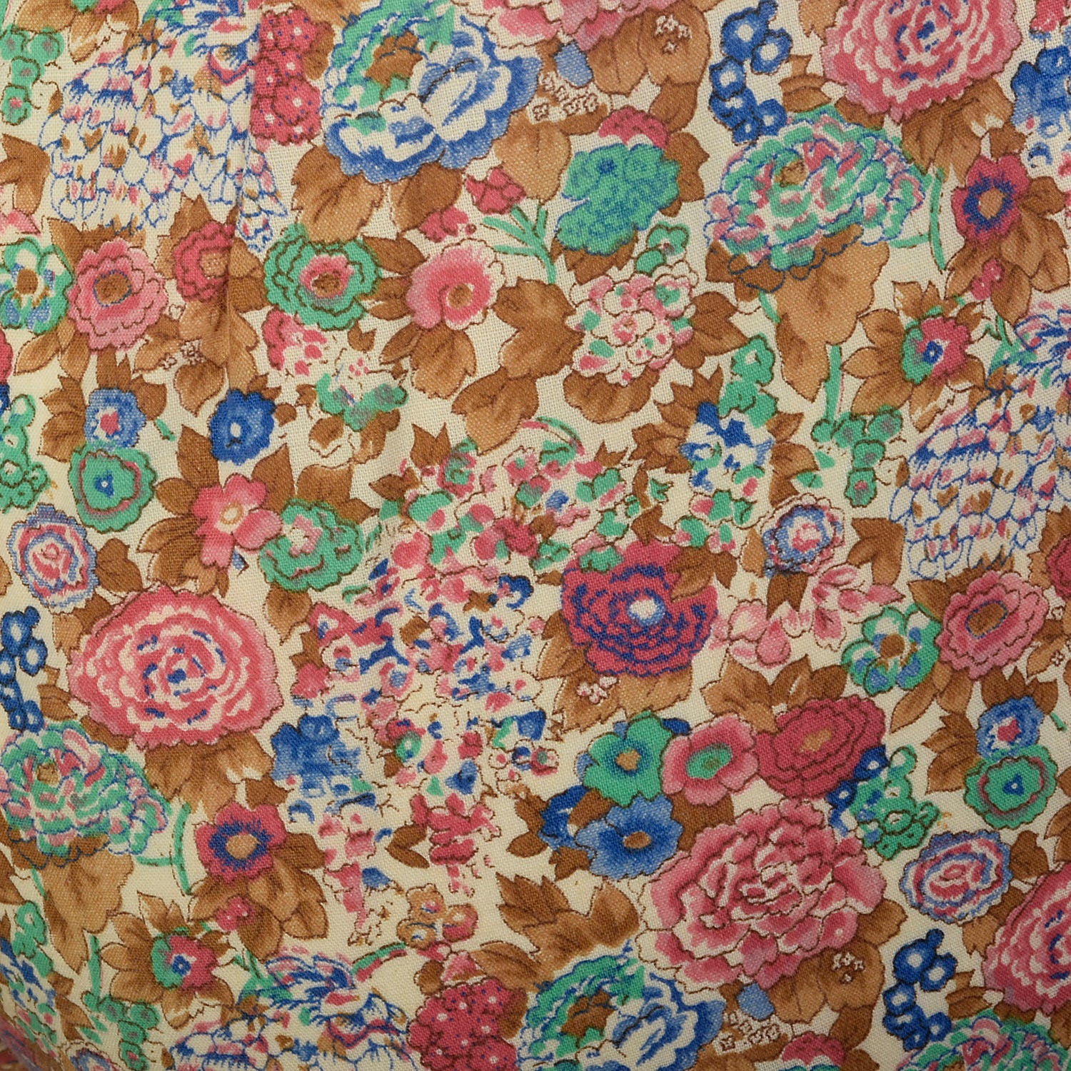 XS 1970s Pants Flower Print Bohemian Hippie Wide Leg Bell Bottoms