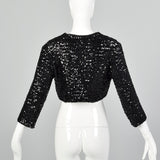 XS 1960s Sequin Bolero Jacket