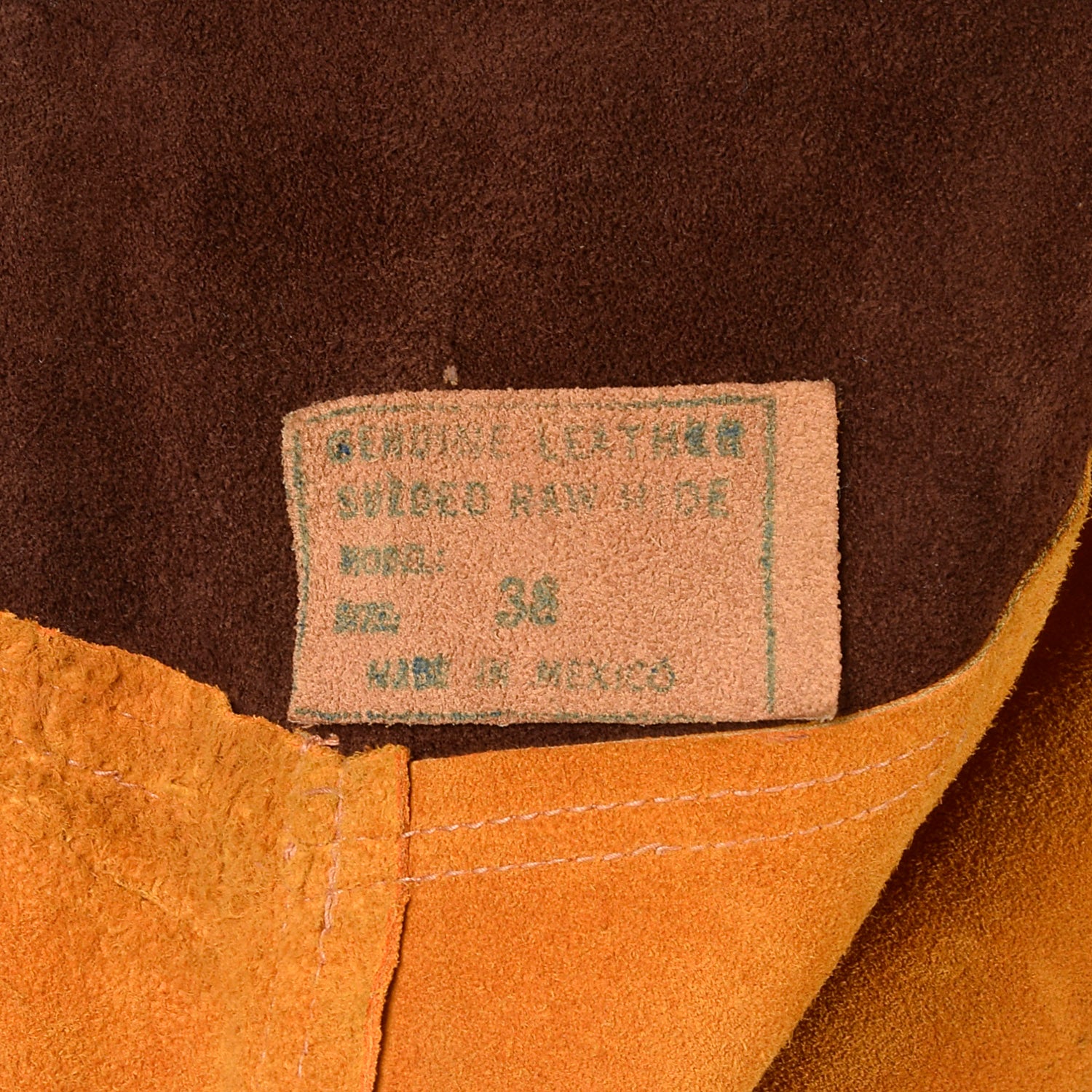 1970s El Toro Bravo Split Hide Suede Jacket