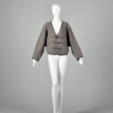 Issey Miyake Plantation Gray Wool Jacket