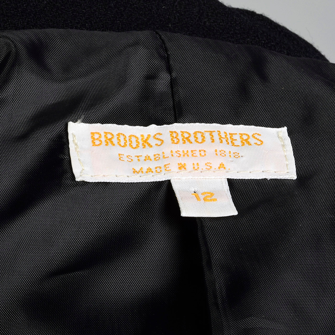 1980s Brooks Brothers Tuxedo Dress