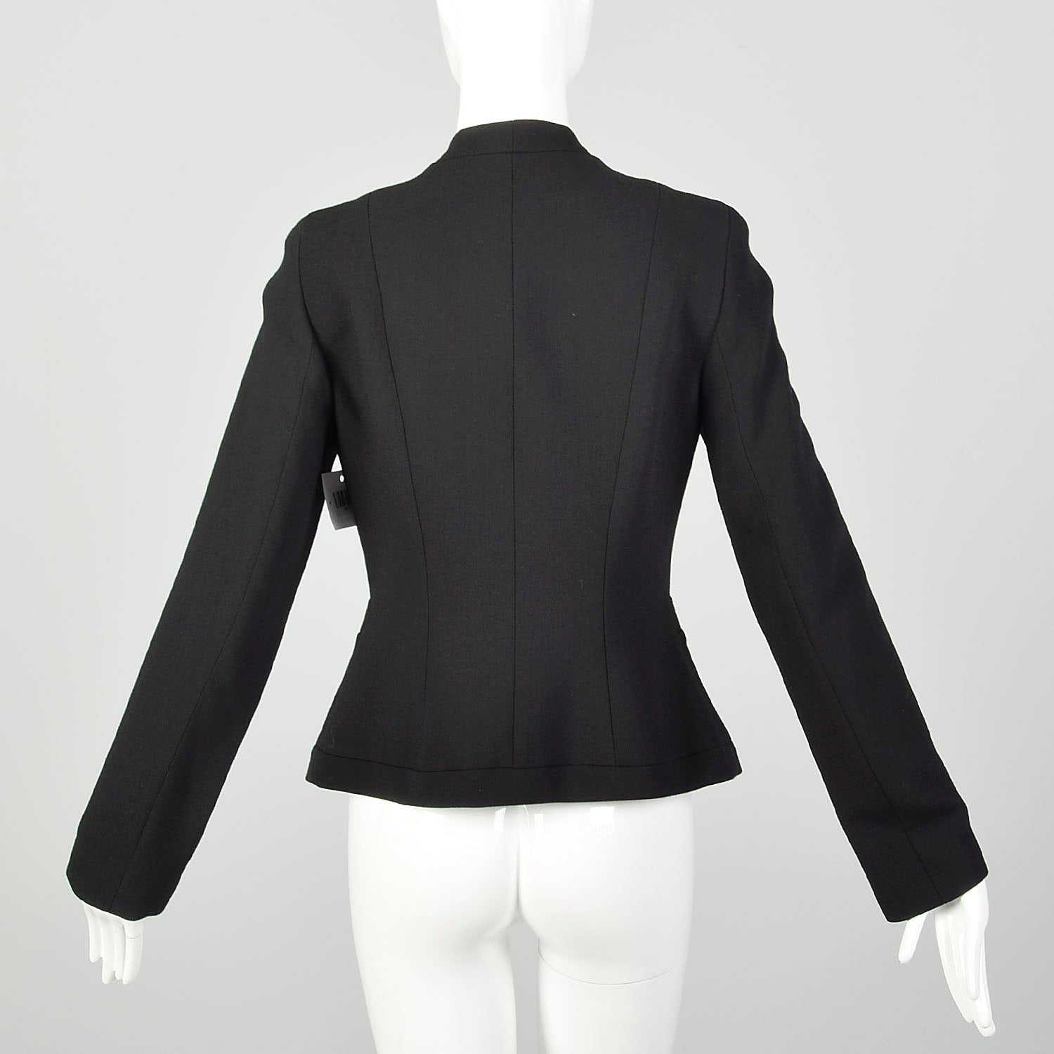 Small Charles Chang Lima Blazer Structural Minimalist Designer Black Jacket