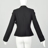 Small Charles Chang Lima Blazer Structural Minimalist Designer Black Jacket