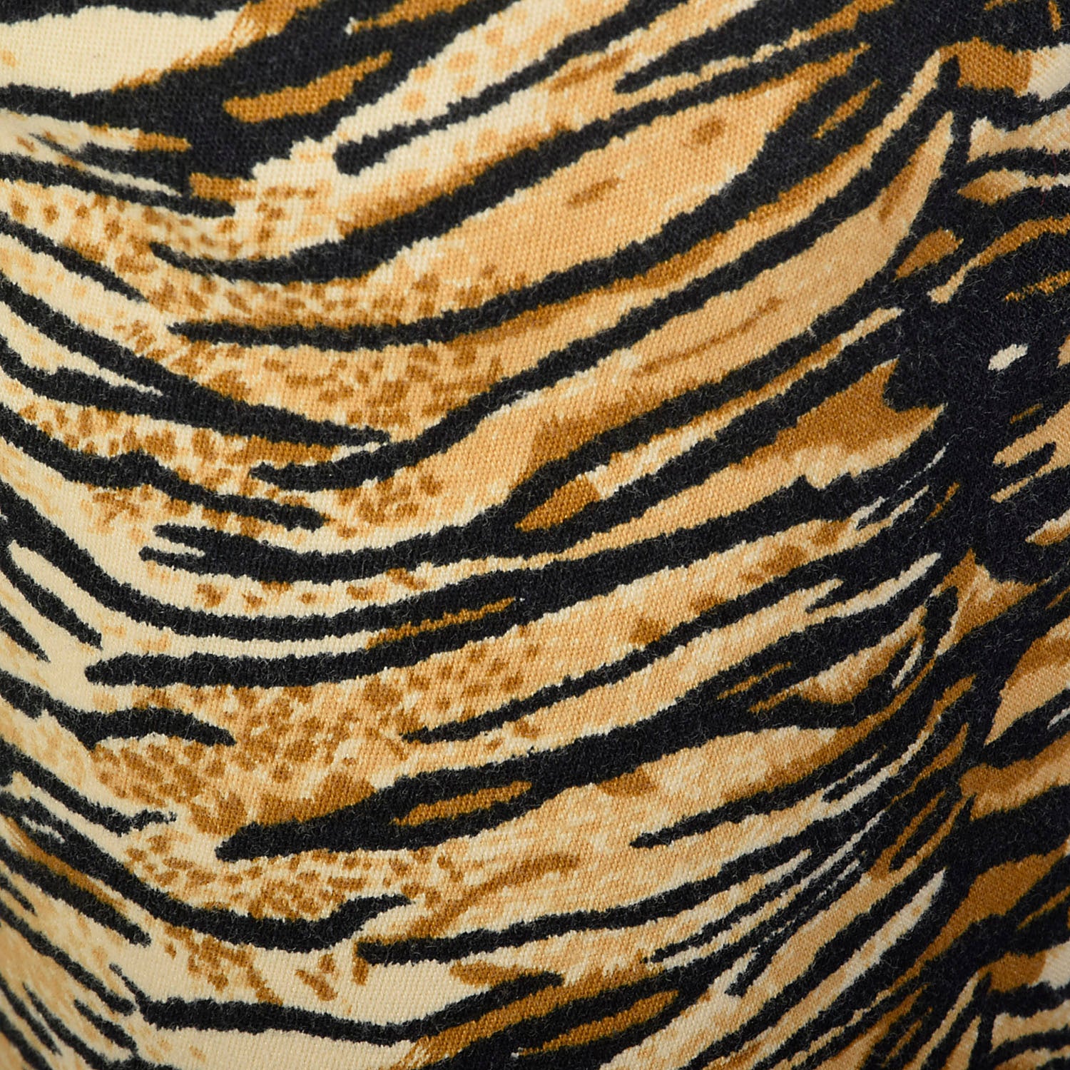 Small Guess Jeans Tiger Stripe Pants Mid Rise Cotton Animal Print
