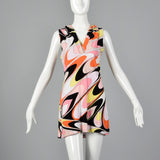 1990s Emilio Pucci Terry Cloth Mini Dress with Hood