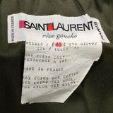 1976 Yves Saint Laurent Russian Collection Loose Green Quilted Jacket