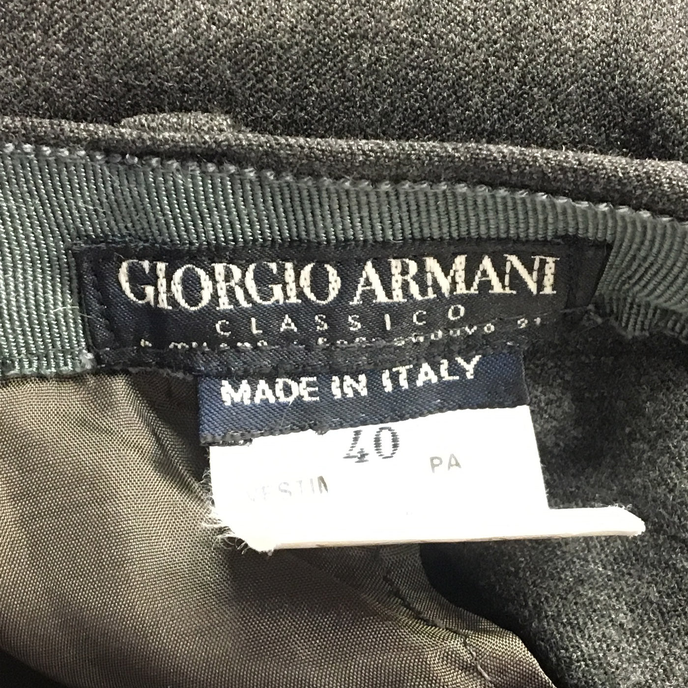 1990s Giorgio Armani Wool Pants