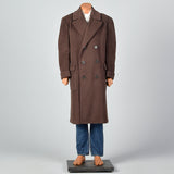 1940s Mens Marshall Field & Co Brown Overcoat