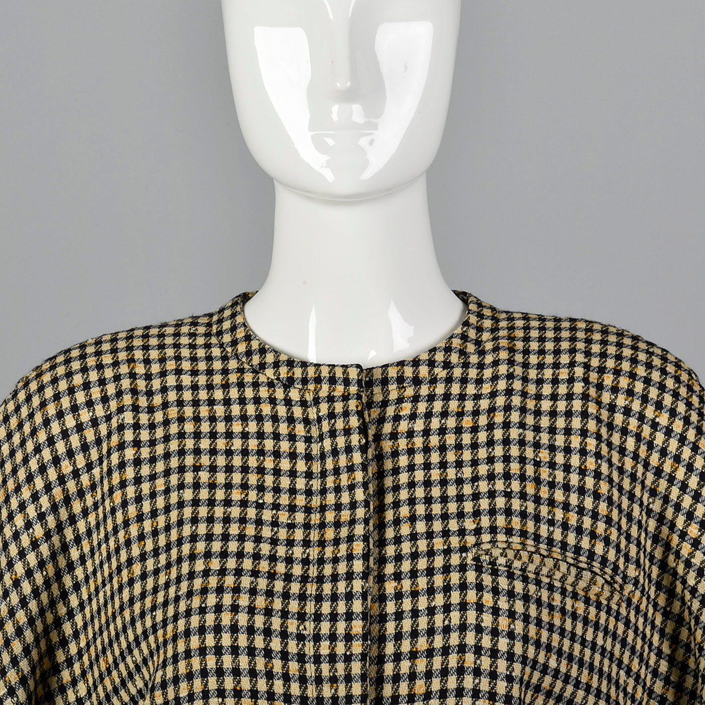 1980s Armani Black and Cream Jacket