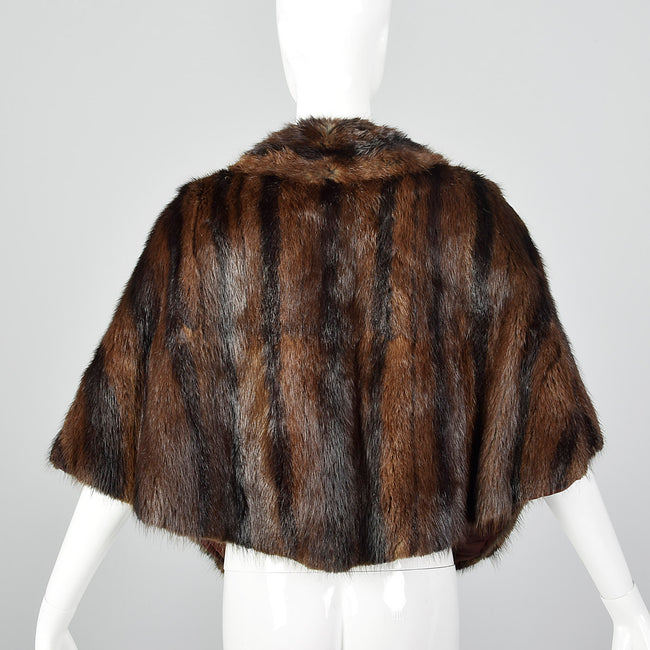 1940s Long Haired Beaver Fur Stole