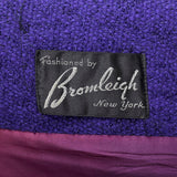 1960s Purple Tweed Coat