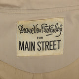 OSFM Diane Von Furstenberg 1970s Tan Trench Coat