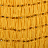 1960s Yellow Silk Dress with Beads