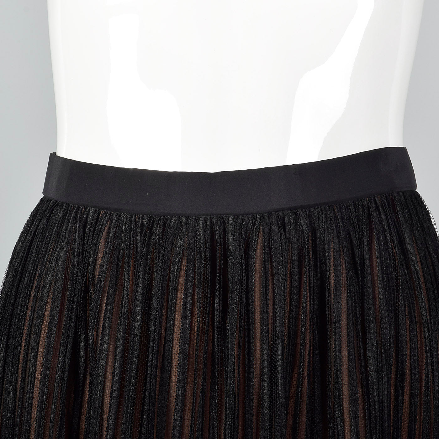 1980s Mignon Black Lace Separates