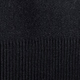 1960s Deadstock Black Nylon Knit Sweater