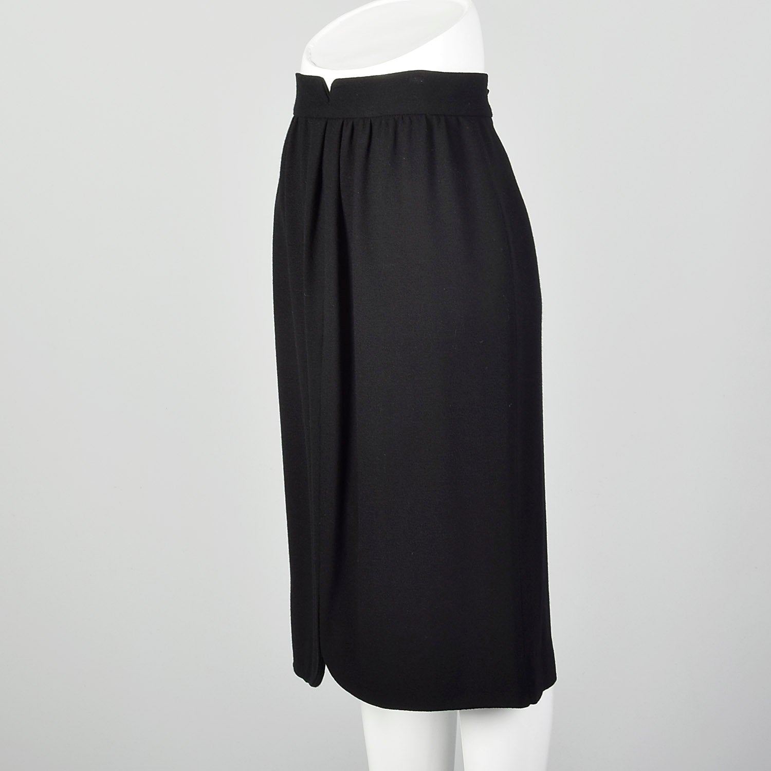 Medium 1980s Black Pencil Skirt