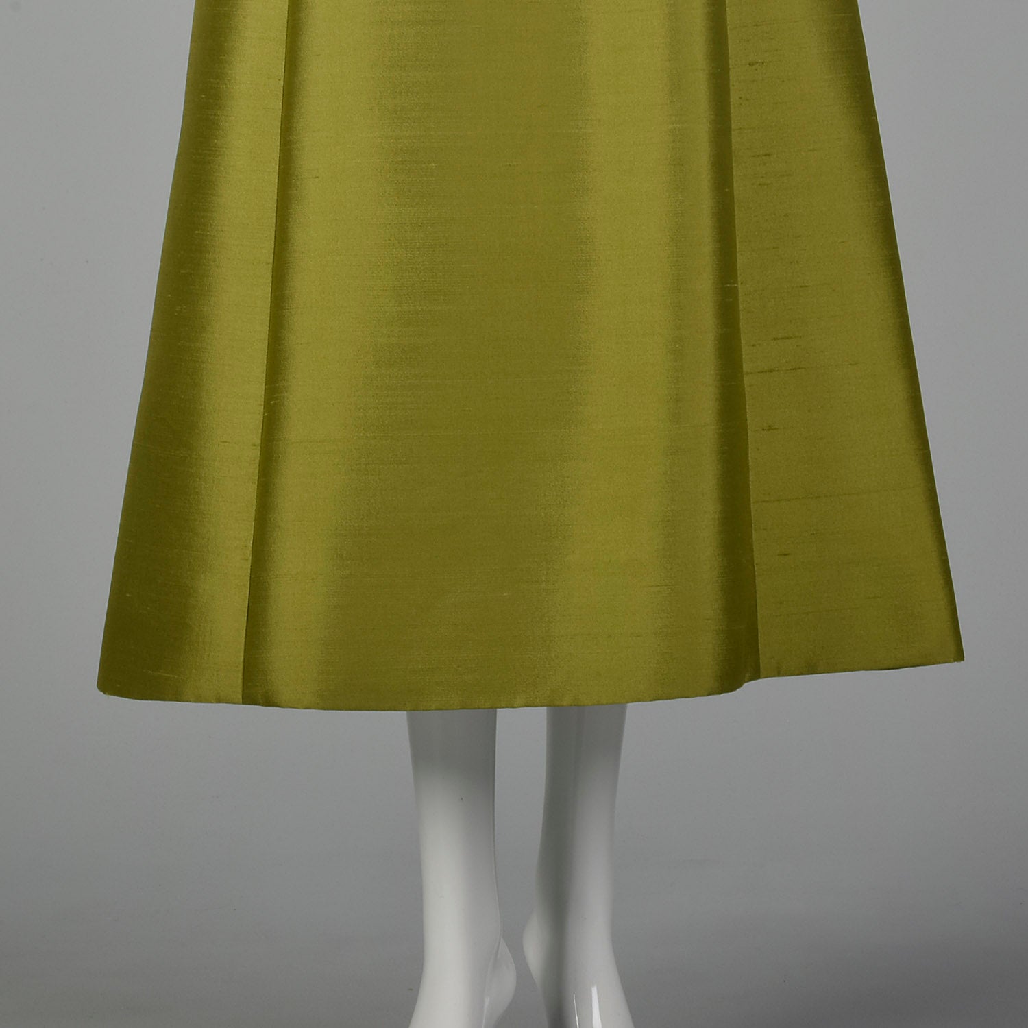 1960s Malcom Starr Green Maxi Evening Dress