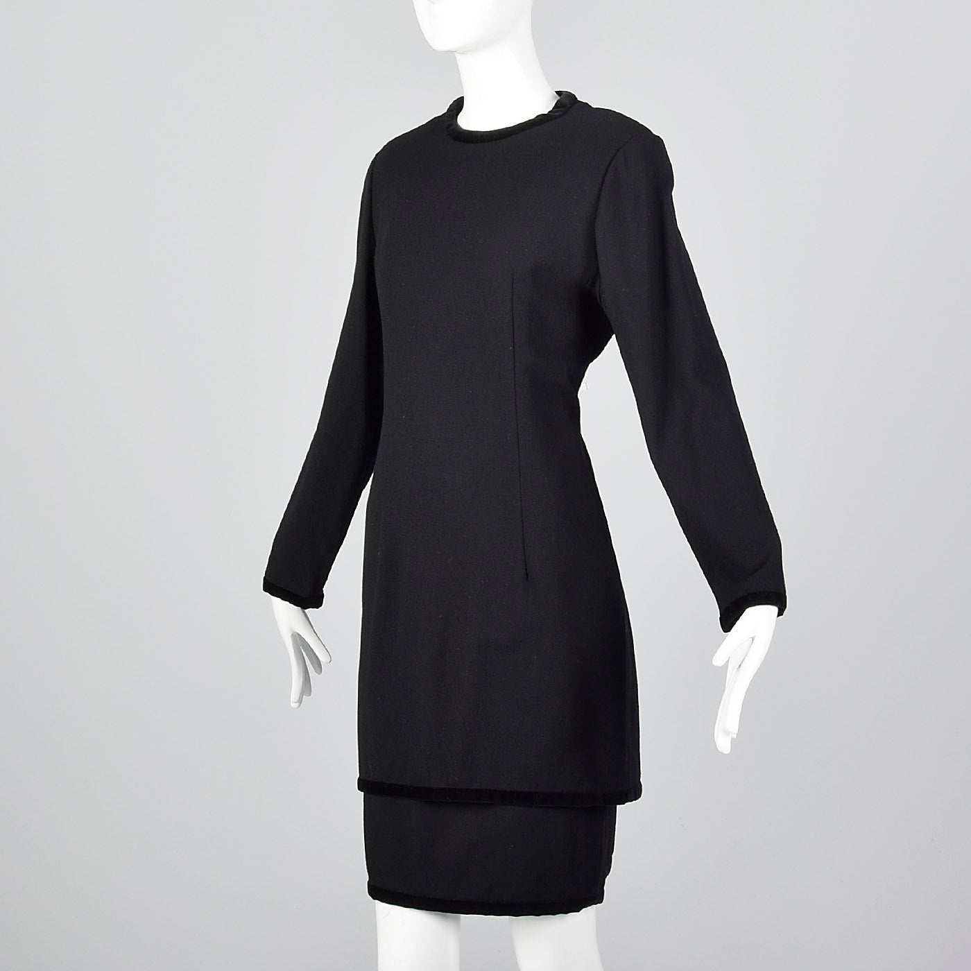 1980s Valentino Miss V Black Dress Style & Salvage 1980s Valentino Miss V Black Dress Style & Salvage